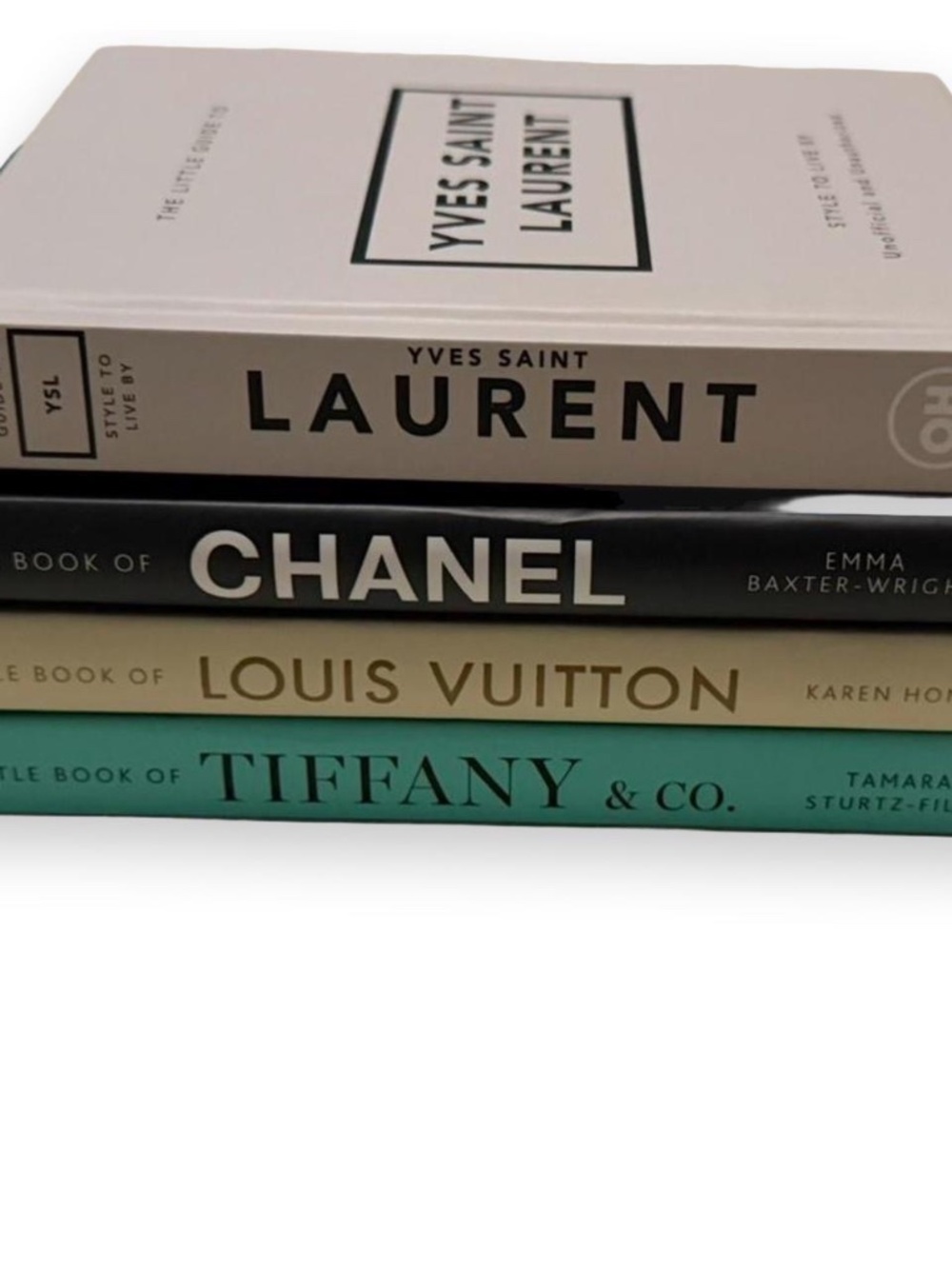Luxury Little Books of YSL, Chanel, LV & Tiffany